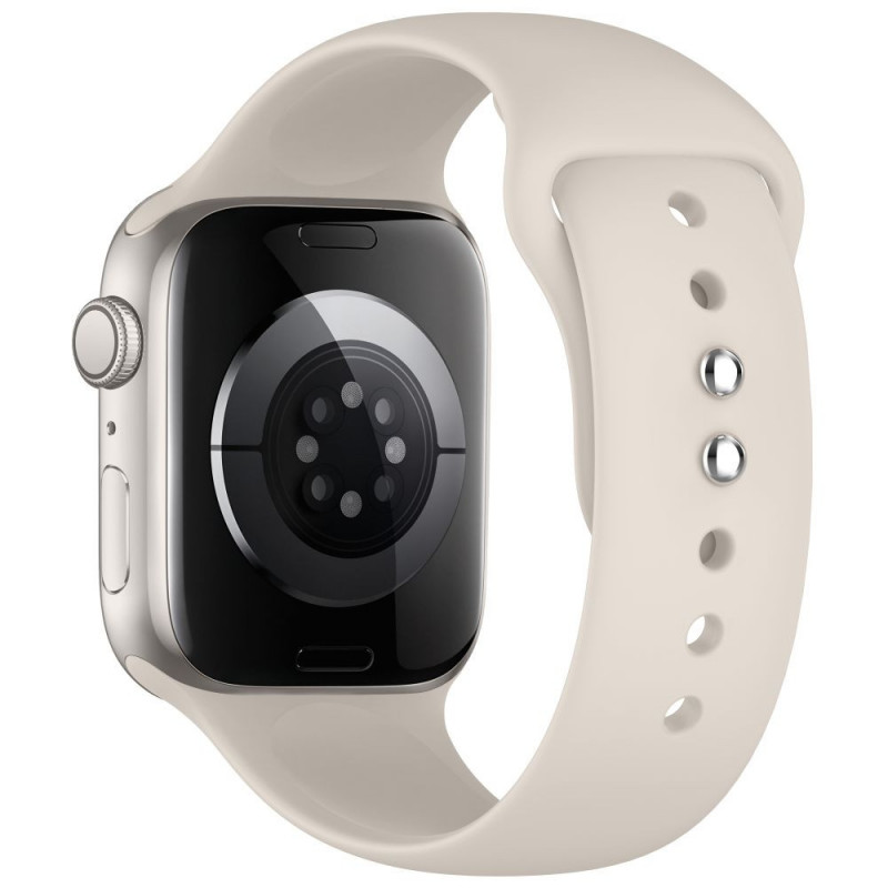 Correa de silicona Tech-Protect para Apple Watch 8 / 9 / 10 / 11 / 12 / SE / Ultra 44/45/46/49 mm, Starlight
