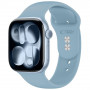 Correa de silicona Tech-Protect para Apple Watch 8 / 9 / 10 / 11 / 12 / SE / Ultra 44/45/46/49 mm, azul jeans