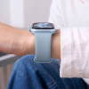 Correa de silicona Tech-Protect para Apple Watch 8 / 9 / 10 / 11 / 12 / SE / Ultra 44/45/46/49 mm, azul jeans