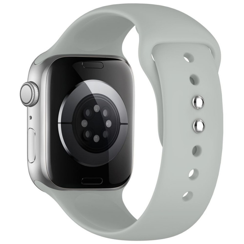 Correa de silicona Tech-Protect para Apple Watch 8 / 9 / 10 / 11 / 12 / SE / Ultra 44/45/46/49 mm, gris lunar