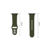 Correa de silicona Tech-Protect para Apple Watch 8 / 9 / 10 / 11 / 12 / SE / Ultra 44/45/46/49 mm, verde oliva