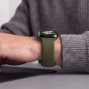Correa de silicona Tech-Protect para Apple Watch 8 / 9 / 10 / 11 / 12 / SE / Ultra 44/45/46/49 mm, verde oliva