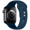 Correa de silicona Tech-Protect para Apple Watch 8 / 9 / 10 / 11 / 12 / SE / Ultra 44/45/46/49 mm, azul marino