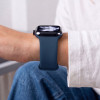 Correa de silicona Tech-Protect para Apple Watch 8 / 9 / 10 / 11 / 12 / SE / Ultra 44/45/46/49 mm, azul marino