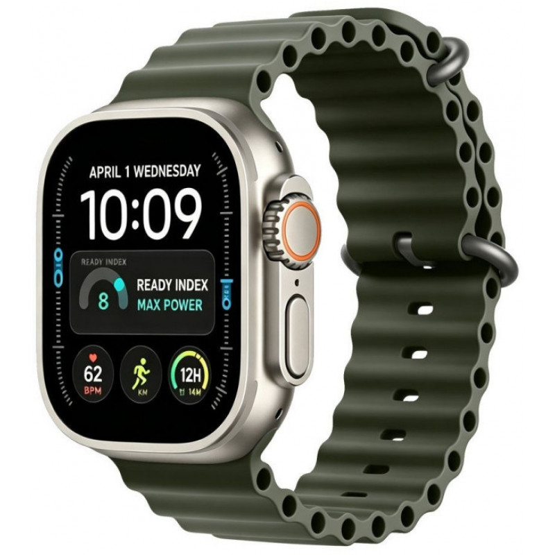 Correa Tech-Protect Iconband Pro para Apple Watch 8 / 9 / 10 / 11 / 12 / SE / Ultra 44/45/46/49 mm, verde militar