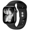 Correa de silicona Tech-Protect para Apple Watch 8 / 9 / 10 / 11 / 12 / SE / Ultra 44/45/46/49 mm, negra