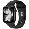 Correa de silicona Tech-Protect para Apple Watch 8 / 9 / 10 / 11 / 12 / SE / Ultra 44/45/46/49 mm, negra
