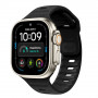 Correa Tech-Protect Silicone Line para Apple Watch 8 / 9 / 10 / 11 / 12 / SE / Ultra 44/45/46/49 mm, negra