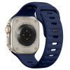 Correa Tech-Protect Silicone Line para Apple Watch 8 / 9 / 10 / 11 / 12 / SE / Ultra 44/45/46/49 mm, azul Atlantic Blue