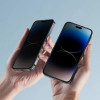 Tech-Protect Anti Spy Glass Pro+ Vidrio Templado de Privacidad para Apple iPhone 17e / 16e / 14 / 13 Pro / 13 (2 uds), Negro