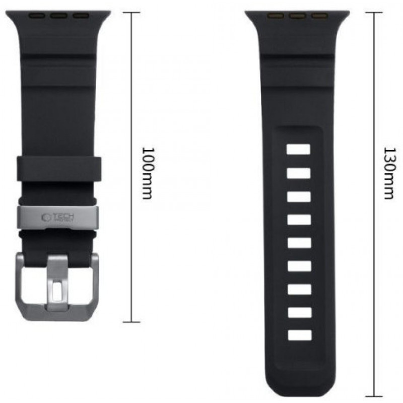 Correa Tech-Protect Motion para Apple Watch 8 / 9 / 10 / 11 / 12 / SE / Ultra 44/45/46/49 mm, negra