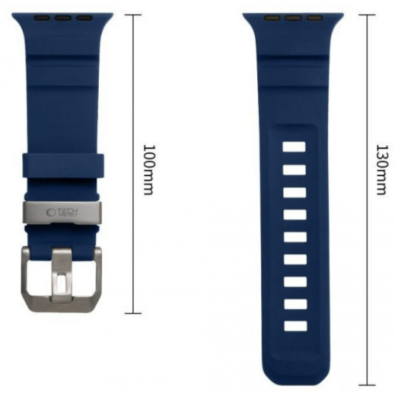 Correa Tech-Protect Motion para Apple Watch 8 / 9 / 10 / 11 / 12 / SE / Ultra 44/45/46/49 mm, azul náutico