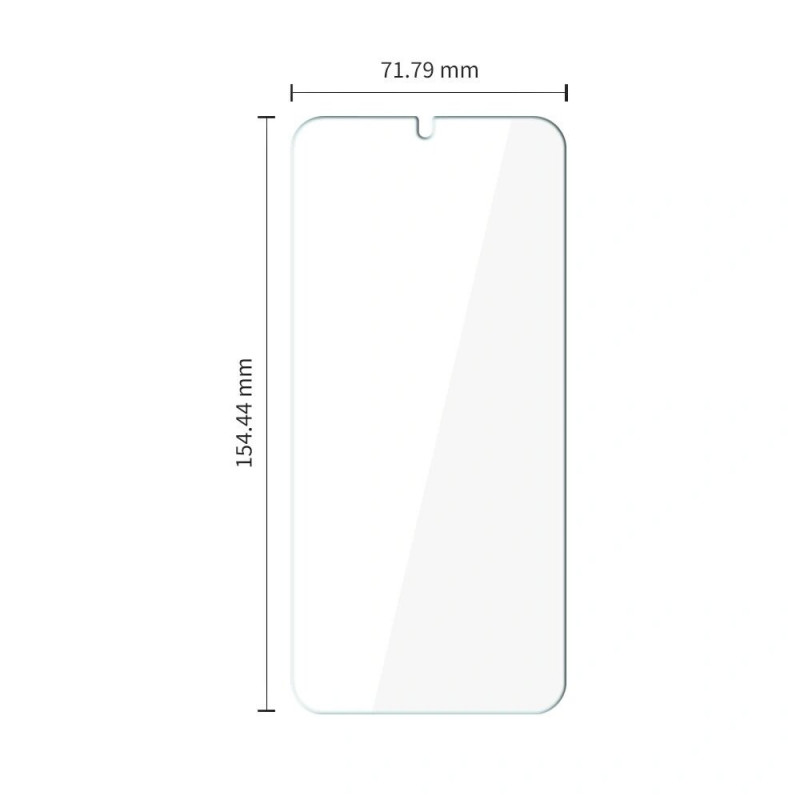 Protector de cristal templado Tech-Protect Glass Fit+ para Samsung Galaxy S26+ Plus (2 uds.), transparente