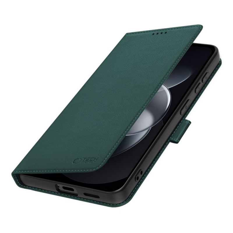 Funda con cartera Tech-Protect para Xiaomi Redmi Note 17 Pro 5G, verde