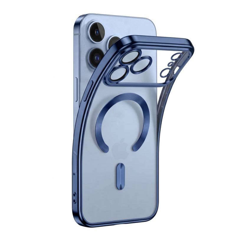 Funda Magflex MagSafe Tech-Protect para Apple iPhone 17 Pro / 18 Pro, azul claro brillante