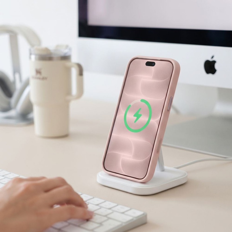 Funda Tech-Protect MagPeak MagSafe CC para Apple iPhone 17 Pro Max / 18 Pro Max THP6115, rosa mate