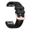 Correa de reloj de silicona Tech-Protect para Garmin Fenix 5s / 5s Plus / 6s / 6s Pro / 7s / 8 / 9 / 9 Pro 43 mm, negra