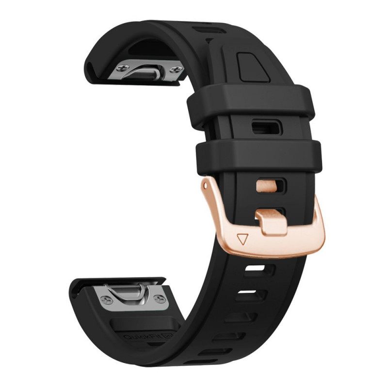 Correa de reloj de silicona Tech-Protect para Garmin Fenix 5s / 5s Plus / 6s / 6s Pro / 7s / 8 / 9 / 9 Pro 43 mm, negra