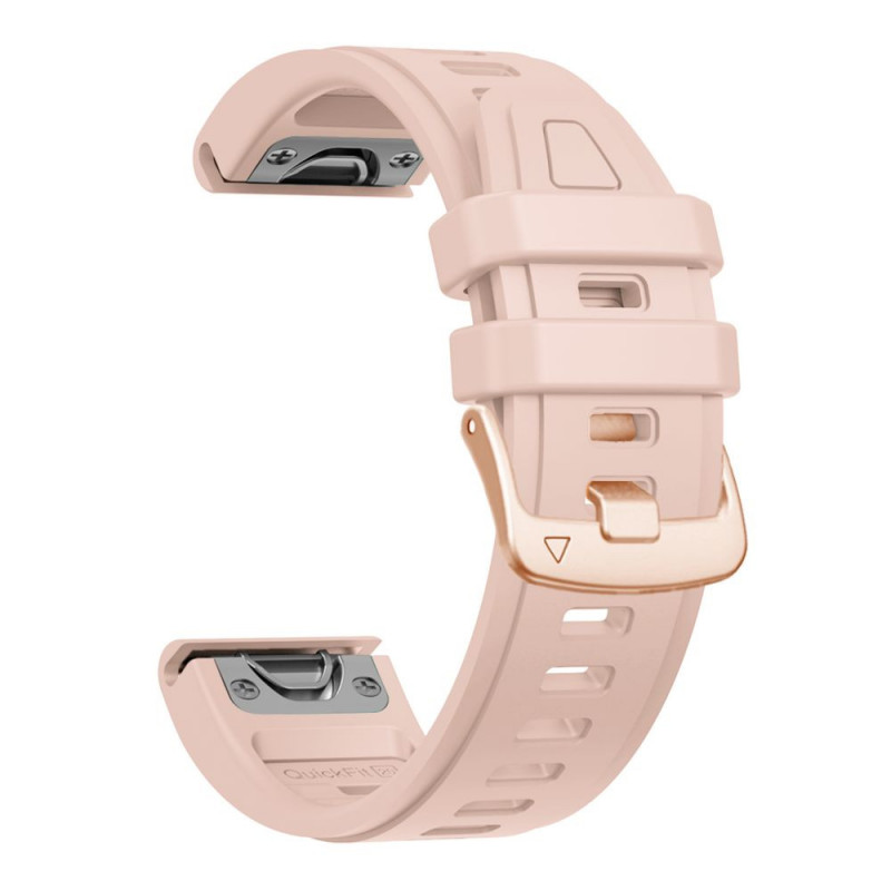Correa de silicona Tech-Protect para Garmin Fenix 5s / 5s Plus / 6s / 6s Pro / 7s / 8 / 9 / 9 Pro 43 mm, rosa empolvado