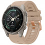 Correa de reloj de silicona Tech-Protect para Garmin Fenix 5s / 5s Plus / 6s / 6s Pro / 7s / 8 / 9 / 9 Pro 43 mm, nogal