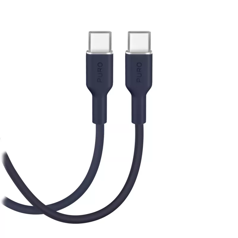 Cable Puro Icon 60W USB-C a USB-C de 1,5 m, azul marino