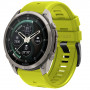 Correa de reloj de silicona Tech-Protect para Garmin Fenix 5 / 6 / 6 Pro / 7 / 8 / 8 Pro / E / 9 / 9 Pro 47 mm, Volt Lime