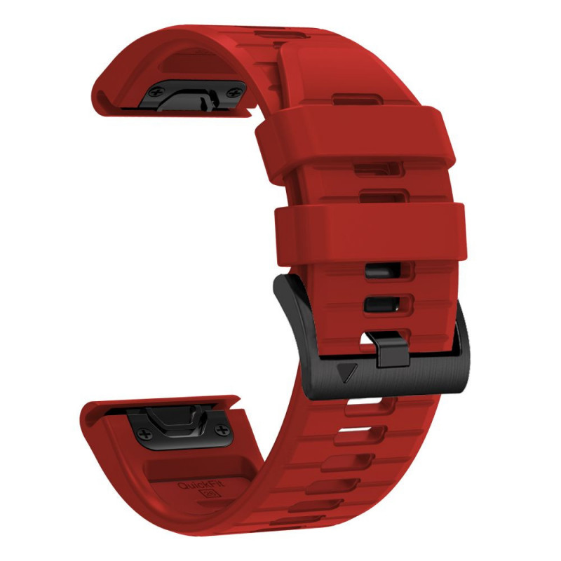 Correa de reloj de silicona Tech-Protect para Garmin Fenix 5 / 6 / 6 Pro / 7 / 8 / 8 Pro / E / 9 / 9 Pro 47 mm, Crimson Red