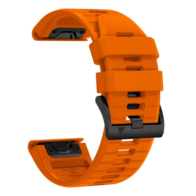 Correa de reloj de silicona Tech-Protect para Garmin Fenix 5 / 6 / 6 Pro / 7 / 8 / 8 Pro / E / 9 / 9 Pro 47 mm, naranja señal