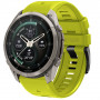 Correa de reloj de silicona Tech-Protect para Garmin Fenix 5 / 6 / 6 Pro / 7 / 8 / 8 Pro / E / 9 / 9 Pro 51 mm, Volt Lime