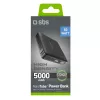 Batería externa SBS HD 10W 5000mAh USB-C con pantalla LCD, negra