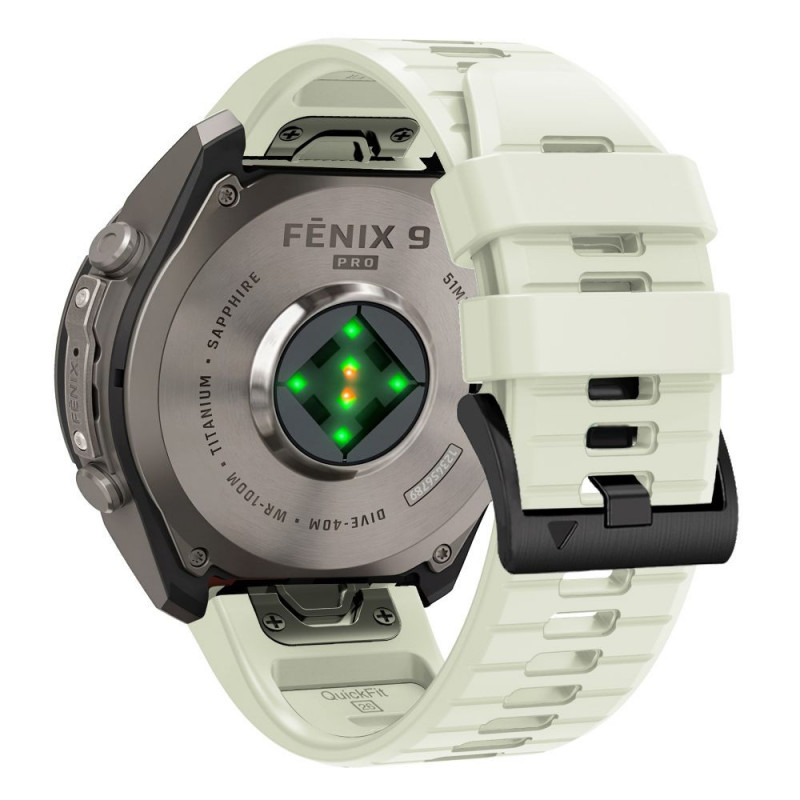 Correa de reloj de silicona Tech-Protect para Garmin Fenix 5 / 6 / 6 Pro / 7 / 8 / 8 Pro / E / 9 / 9 Pro 47 mm, gris piedra