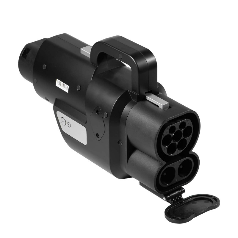 Adaptador de carga para vehículo eléctrico Akyga AK-SC-E32 CCS2 a GB/T, 1000 V DC, 300 A