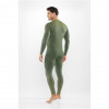 Conjunto de ropa interior térmica de merino para hombre Viking Altis Man Set, verde oscuro, M