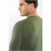 Conjunto de ropa interior térmica de merino para hombre Viking Altis Man Set, verde oscuro, M