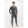 Conjunto de primera capa de merino para hombre Viking Altis Man Set, negro, M