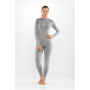 Conjunto de ropa interior térmica de merino para mujer Viking Altis Lady Set, gris, M