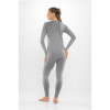 Conjunto de ropa interior térmica de merino para mujer Viking Altis Lady Set, gris, M