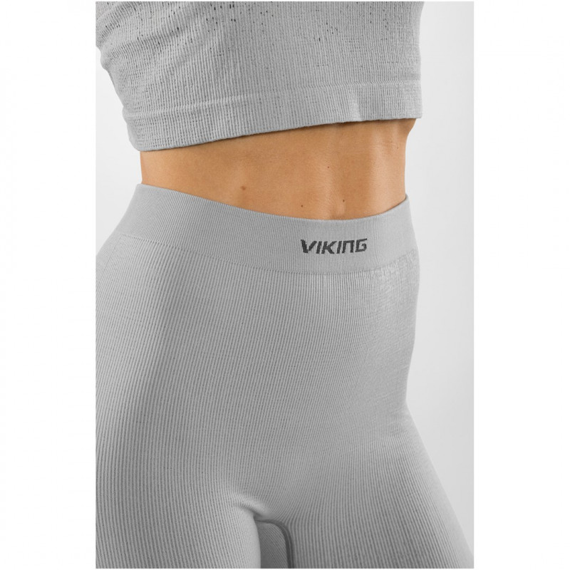 Conjunto de ropa interior térmica de merino para mujer Viking Altis Lady Set, gris, M