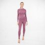 Conjunto de ropa interior térmica de merino para mujer Viking Altis Lady Set, rosa, M