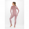 Conjunto de ropa interior de merino para mujer Viking Altis Lady Set, rosa, L
