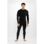 Conjunto de ropa interior térmica de merino para hombre Viking Meriboo Man Set, negro, M