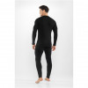 Conjunto de ropa interior térmica de merino para hombre Viking Meriboo Man Set, negro, M