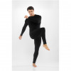 Conjunto de ropa interior térmica de merino para hombre Viking Meriboo Man Set, negro, M