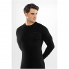 Conjunto de ropa interior térmica de merino para hombre Viking Meriboo Man Set, negro, M