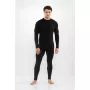 Conjunto de ropa interior térmica de merino para hombre Viking Meriboo Man Set, negro, L