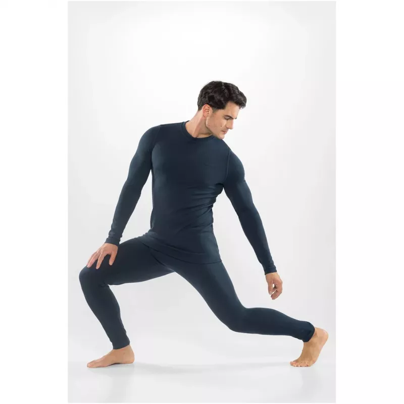 Conjunto de ropa interior térmica de merino para hombre Viking Meriboo Man Set, azul marino, L