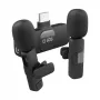 Micrófonos de solapa SBS con receptor USB-C (2 uds.), negro