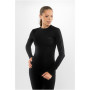 Conjunto de ropa interior térmica de mujer Viking Meriboo Lady Set Merino, negro, M
