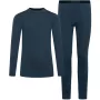 Conjunto de primera capa para hombre Viking Meriboo Man Set Merino, azul marino, XL