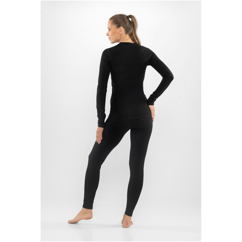Conjunto de ropa interior térmica de mujer Viking Meriboo Lady Set Merino, negro, L
